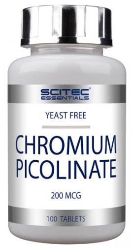 Хрома пиколинат 200 мкг (Chromium Picolinate 200 mcg100 tabl Scitec