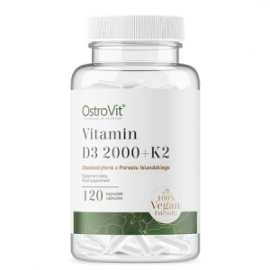 OstroVit Vitamin D3 2000 + K2 120 caps
