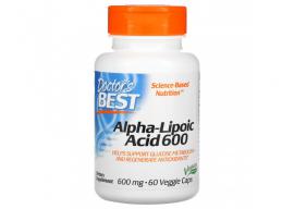 Doctors Best альфа-липоевая кислота 600 мг 60 растительных капсул