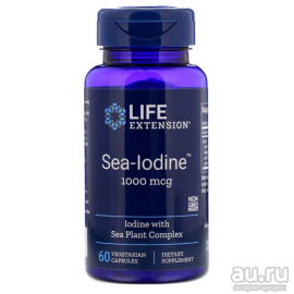 Sea-Iodine (ЙОД) 1000mcg (60кап.) Life-Extension