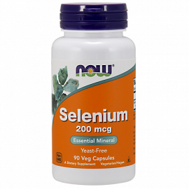 Селенметионин Now Foods Selenium, 200 мкг - 90 капсул