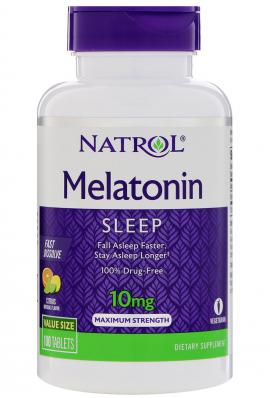 Melatonin Fast Dissolve 10 mg Natrol
