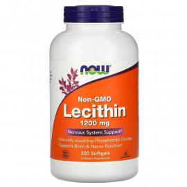 Now Foods Lecithin / Лецитин 1200 мг 200 капсул