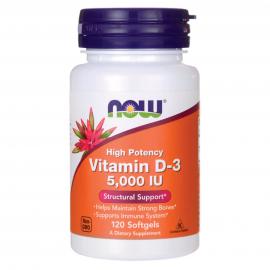 Vitamin D-3 5000 IU NOW