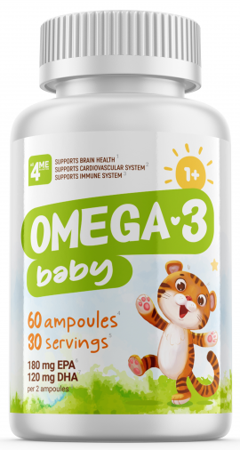 4ME NUTRITION OMEGA-3 BABY (1+) 60 АМП.