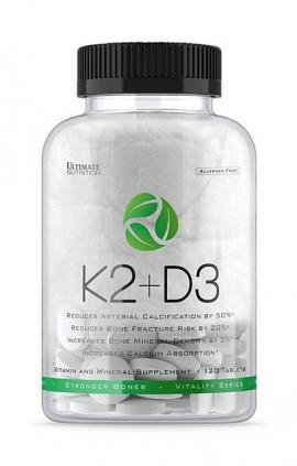 K2 + D3 Ultimate Nutrition (120 таб)