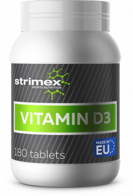 Vitamin D3 180 tab Strimex