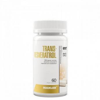 TRANS-RESVERATROL 300 МГ (ТРАНС-РЕСВЕРАТРОЛ) 60 ВЕГ КАПСУЛ (MAXLER)