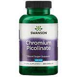 Swanson Chromium Picolinate 200 мкг, 100 таб.