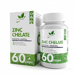 Цинк хелат / Zinc chelate / 60 капс.NaturalSupp