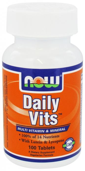 Daily Vits 100 Tab. NOW