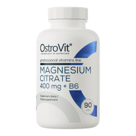 Ostrovit Magnesium Citrate 400 mg + B6 90 таблеток Витамины