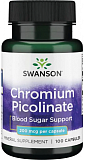 Swanson Chromium Picolinate 200 mcg, 100 капс.