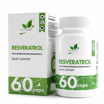 NaturalSupp, ресвератрол, 60 капсул