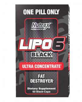 LIPO-6 BLACK Ultra Concentrate 60 caps Nutrex