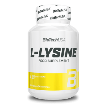 L-Лизин, L-Lysine, BioTechUSA, 90 капсул