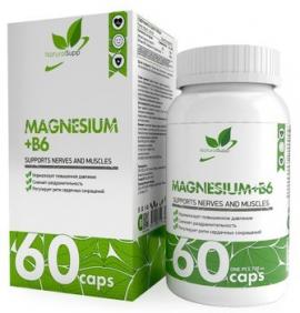 NaturalSupp Magnesium+B6, Магний + В6 60 капсул
