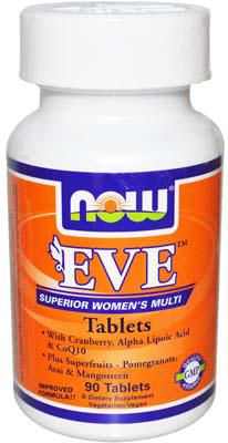 Eve Women's Multiple Vitamin 90 Tablets NOW