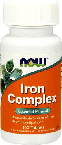 NOW Iron Complex 100 tabs
