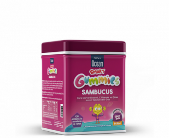 ORZAX Smurt Gummies Sambucus Черная Бузина жевательный витамин 64 шт