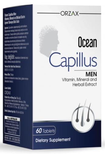 OCEAN CAPILLUS MEN ВИТАМИНЫ ДЛЯ РОСТА И ОТ ВЫПАДЕНИЯ ВОЛОС ДЛЯ МУЖЧИН ORZAX