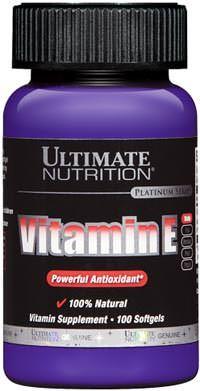 Витамин Е Ultimate Nutrition Vitamin E 400 IU 100 softgels