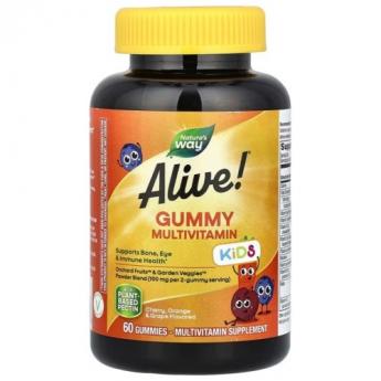 Витамины Natures WAY Alive Gummy multivitamin 60 мармел