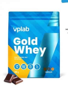 VPLAB Биоактивный натуральный сывороточный протеин Gold Whey 500g