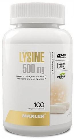 Maxler Lysine 500 mg, 100 капс
